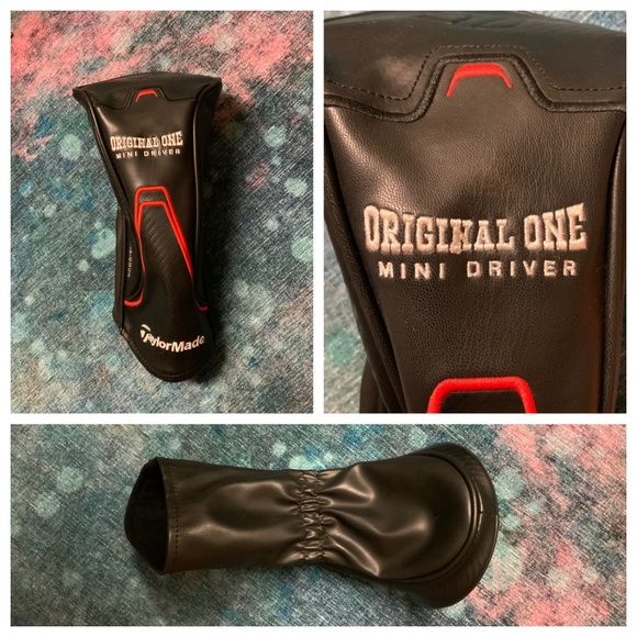 *SOLD* TaylorMade Original One Mini Driver Headcover — Black, White and Red - Picture 1 of 6